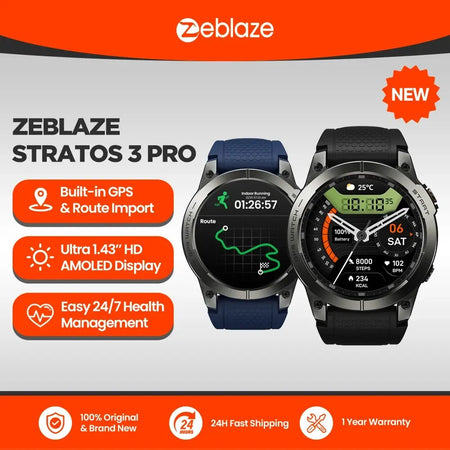 Smart Watch | Zeblaze Stratos 3 Pro