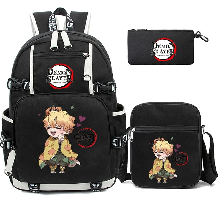 Kit Mochila 3Pçs | Demon Slayer