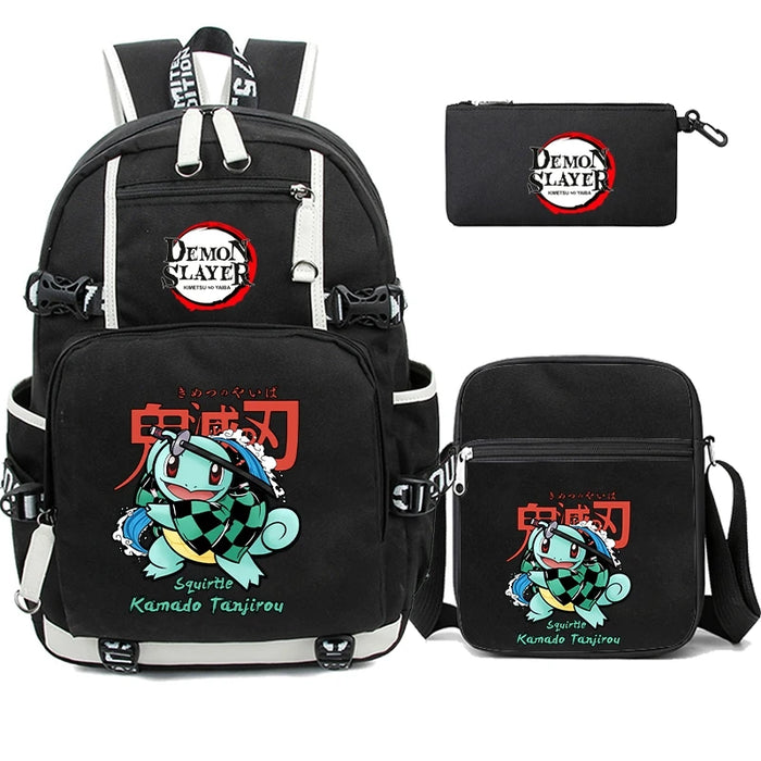 Kit Mochila 3Pçs | Demon Slayer